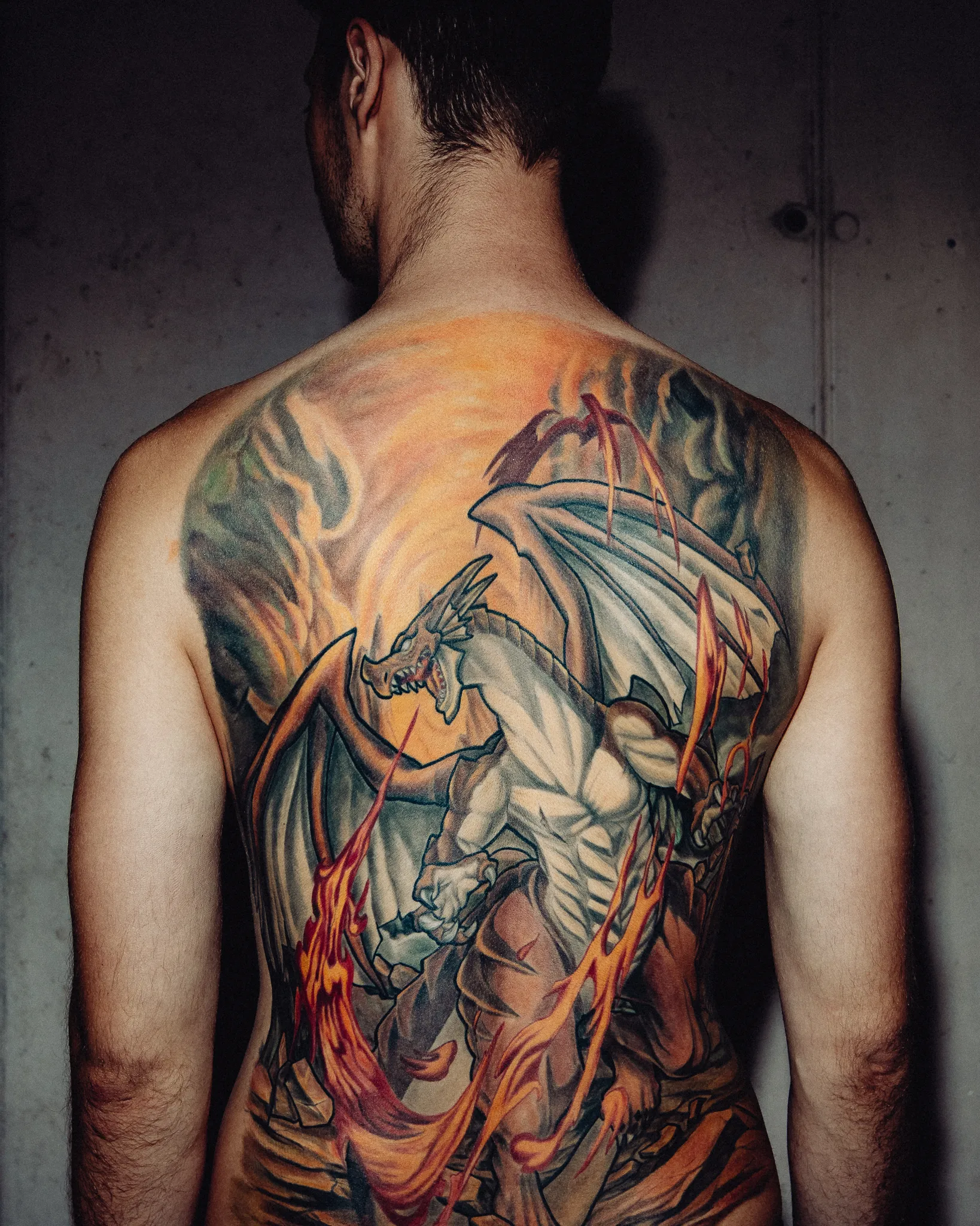 HOME 5 Color tattoo detail