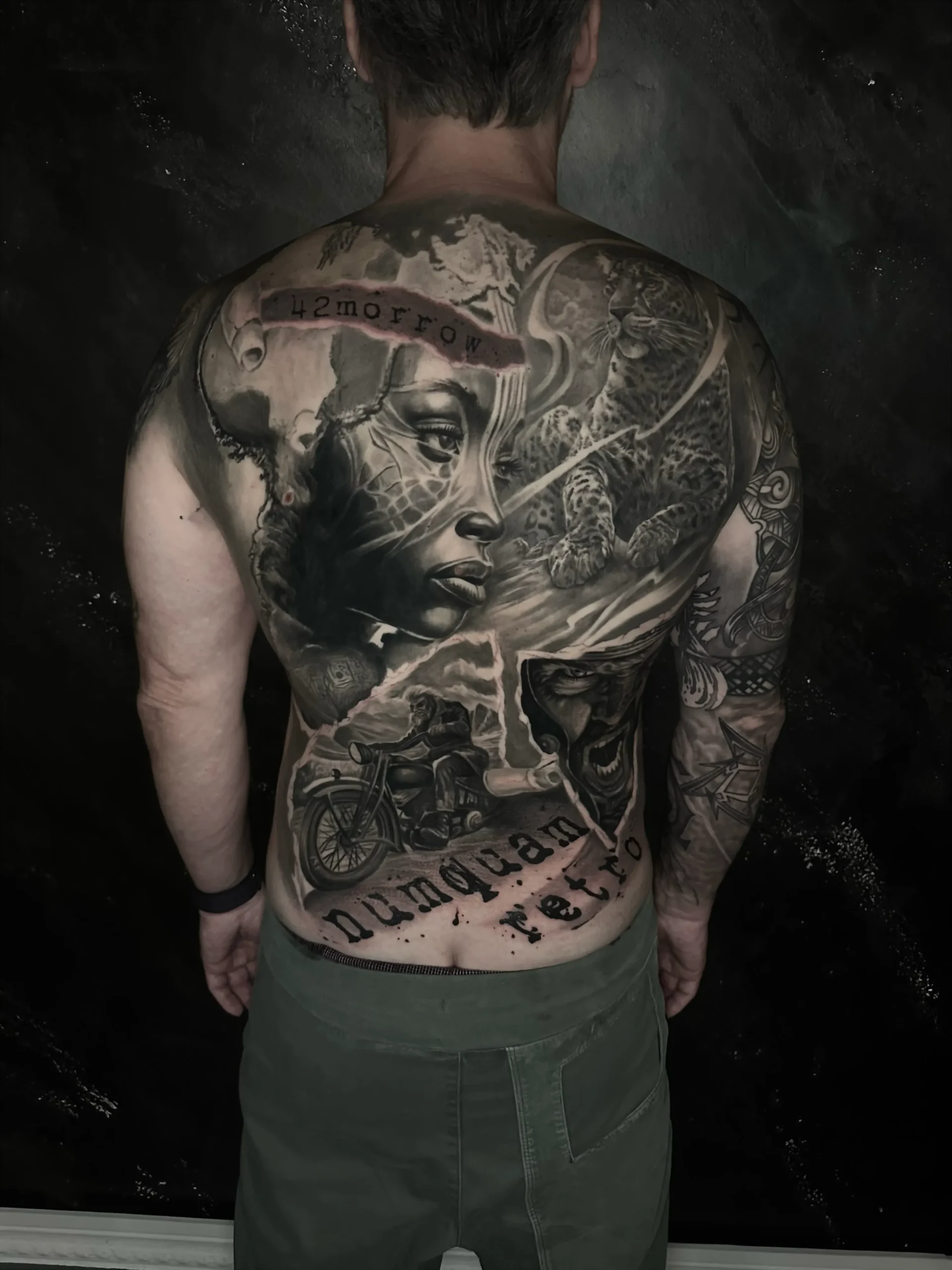 Complex Back Tattoo